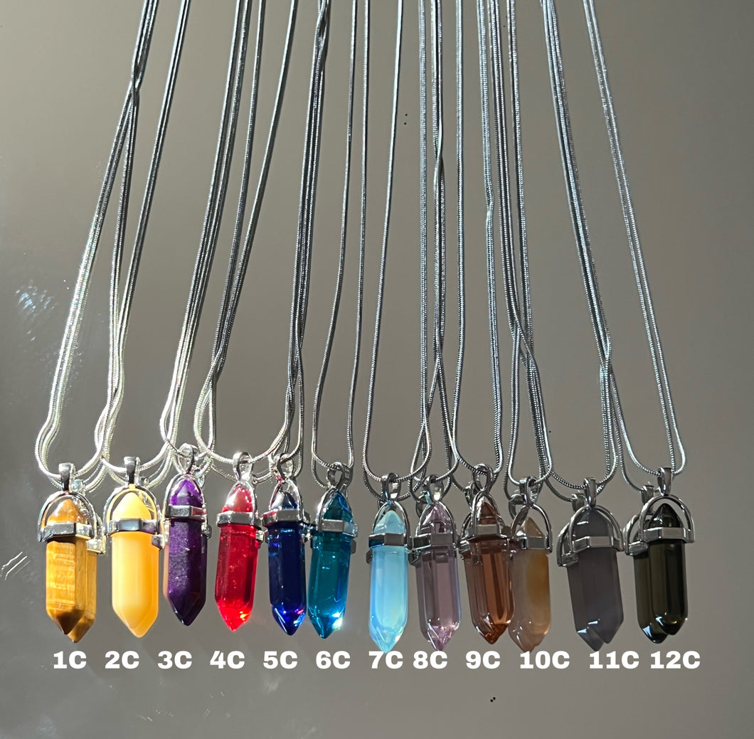 Bullet Krystal Necklaces