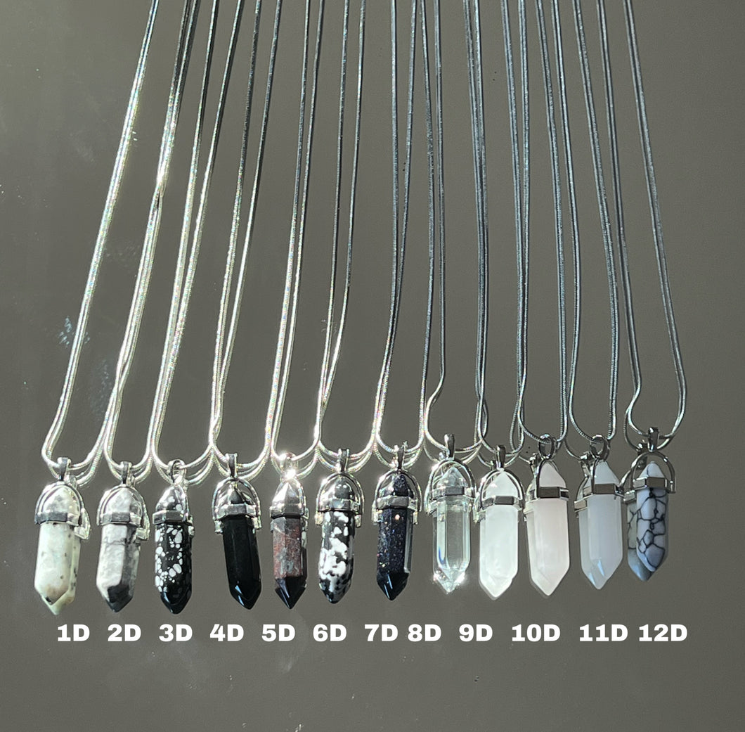 Bullet Krystal Necklaces